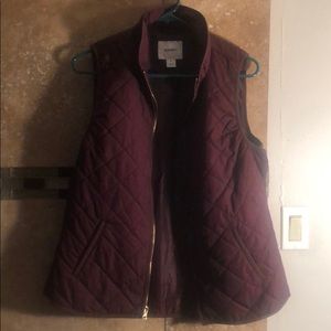 Old Navy Burgundy Vest